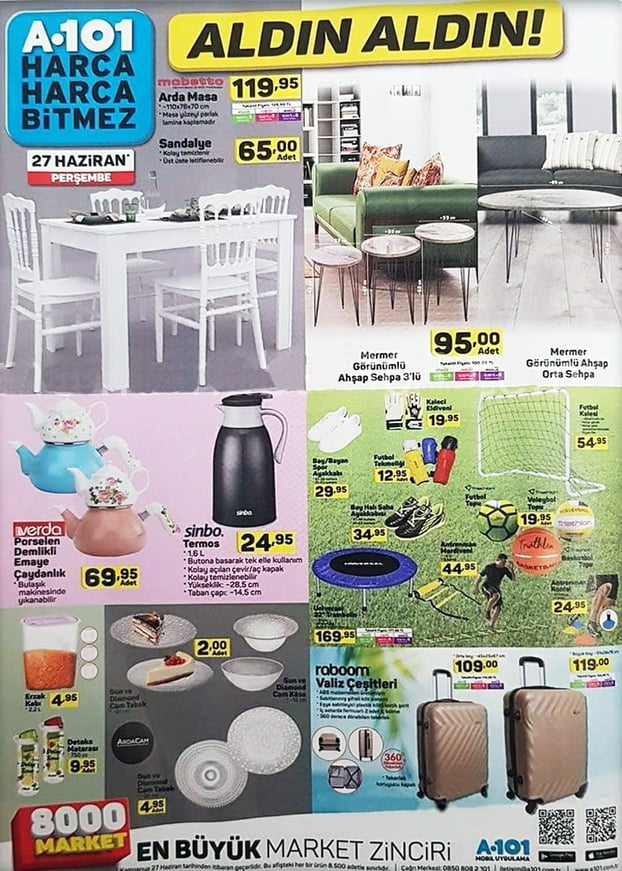 A101 27 Haziran 2019 Aktüel Ürünler 2.Sayfa