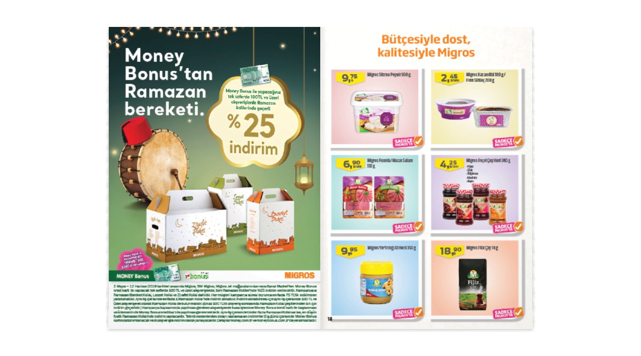 Migros 30 Mayıs 12 Haziran 2019 Kataloğu 9.Sayfa
