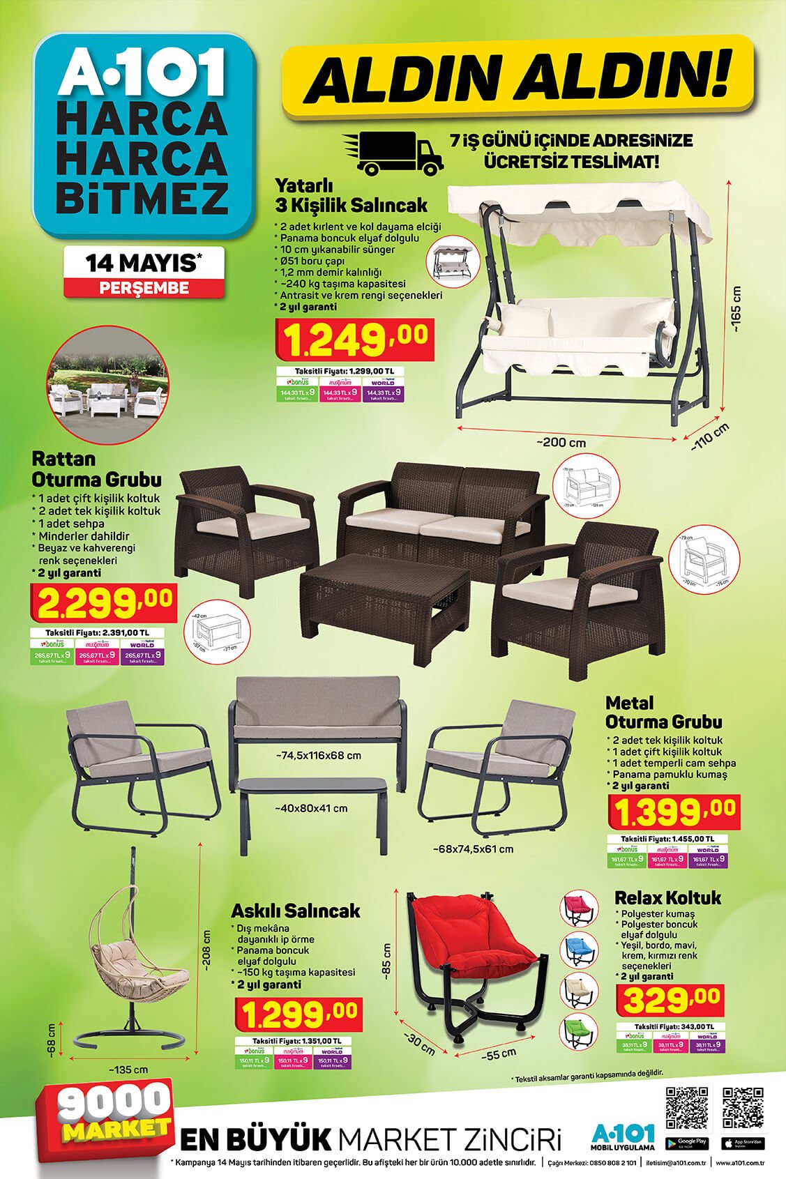 A101 14 Mayıs 2020 Kataloğu 2.Sayfa