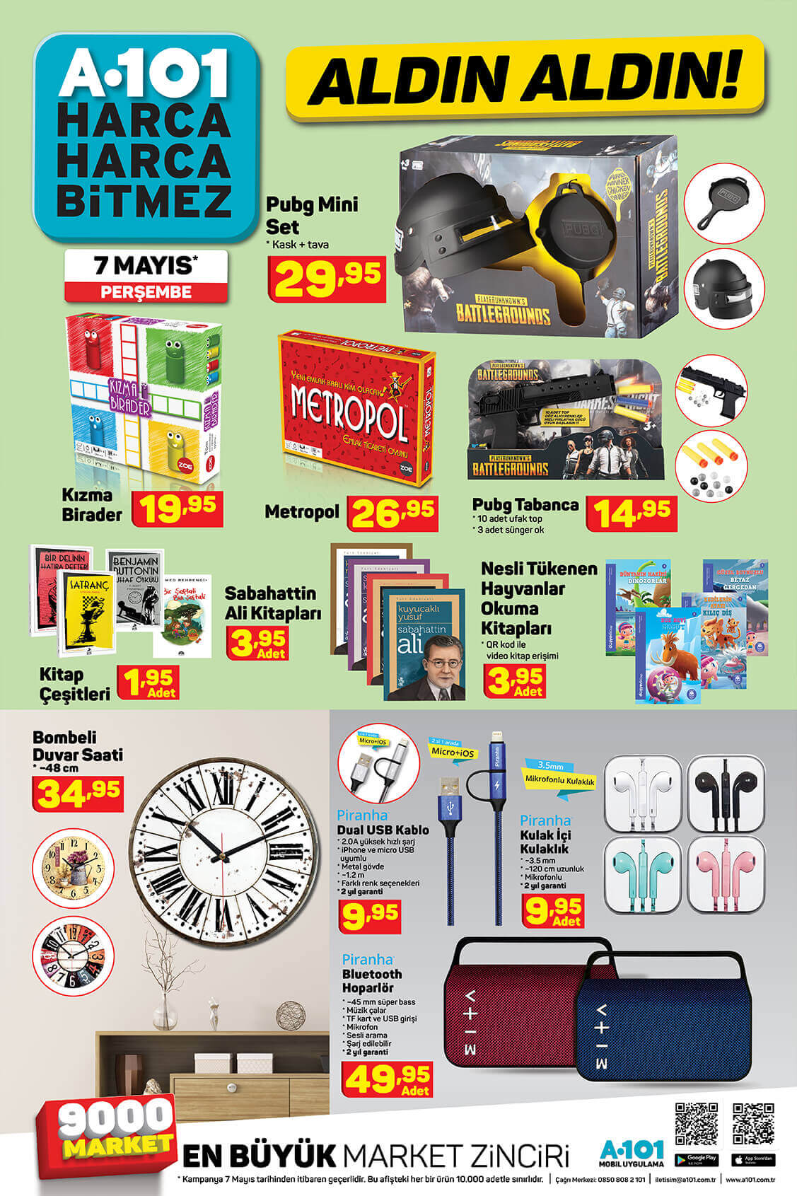 A101 7 Mayıs 2020 Kataloğu 7.Sayfa