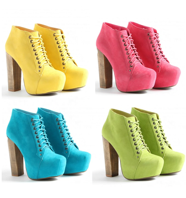 Pastel Renk Ayakkabılar 2.Resim