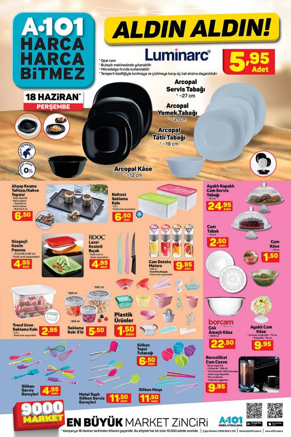 A101 18 Haziran 2020 İndirim Kataloğu 6.Sayfa