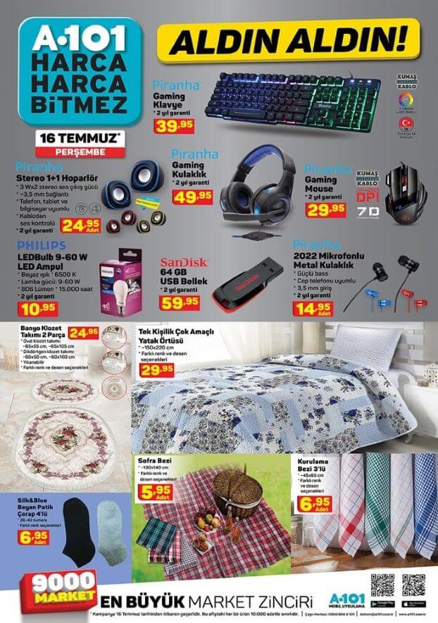 A101 16 Temmuz 2020 Kataloğu - 2.Sayfa
