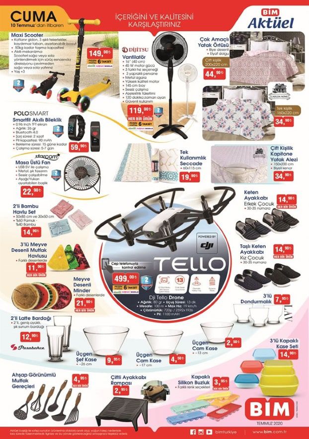 Bim 10 Temmuz 2020 Aktüel Ürünler - 2.Sayfa