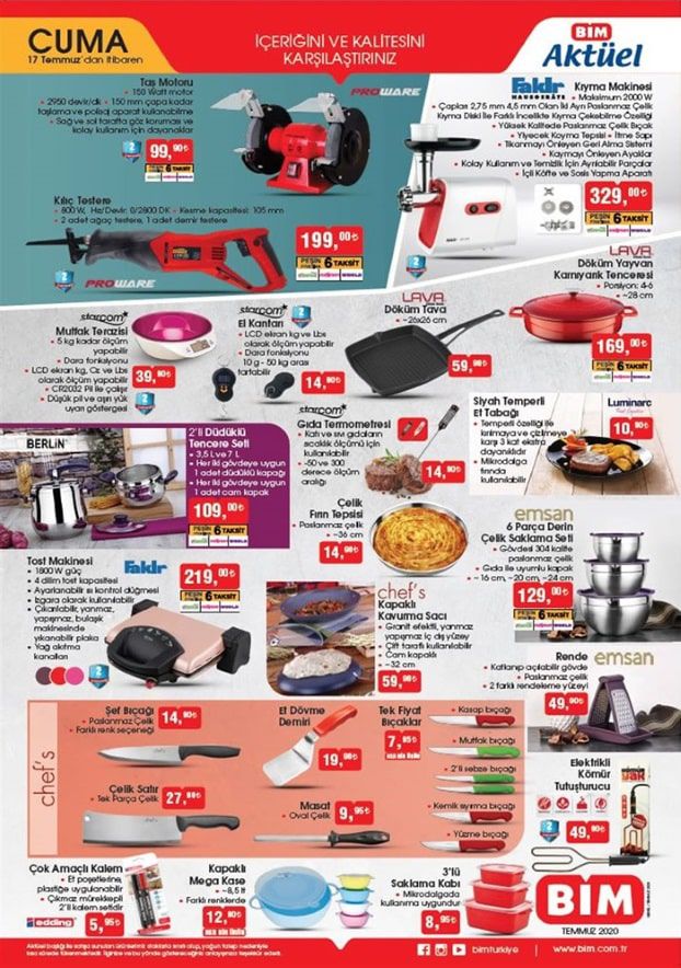 Bim Aktüel 17 Temmuz 2020 Kataloğu - 3.Sayfa