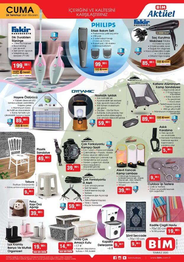 Bim Aktüel 24 Temmuz 2020 Kataloğu - 2.Sayfa