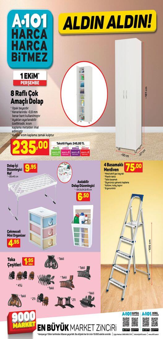 A101 1 Ekim 2020 Aktüel Ürünler 4.Sayfa