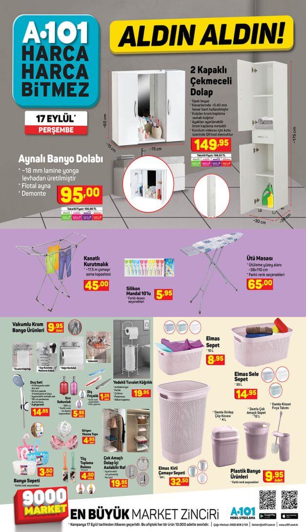 A101 17 Eylül 2020 Aktüel Ürünler 4.Sayfa
