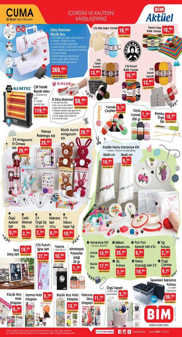 Bim 30 Ekim 2020 Aktüel Ürünler Kataloğu - 3.Sayfa
