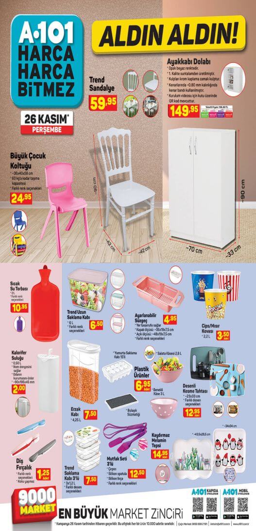 A101 26 Kasım 2020 Aktüel Ürünler - 4.Sayfa