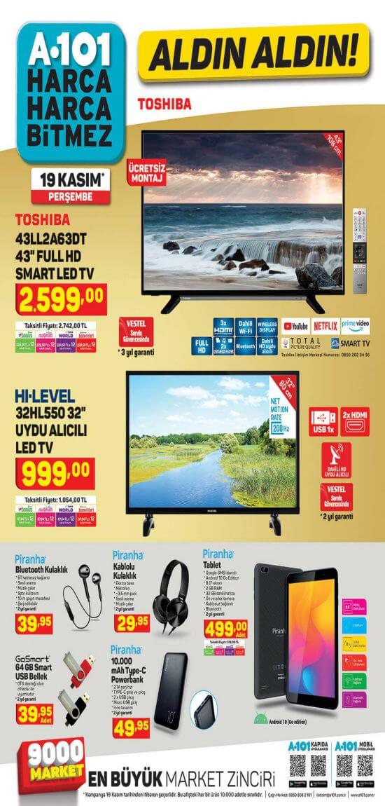 A101 Aktüel 19 Kasım 2020 Kataloğu - 1.Sayfa
