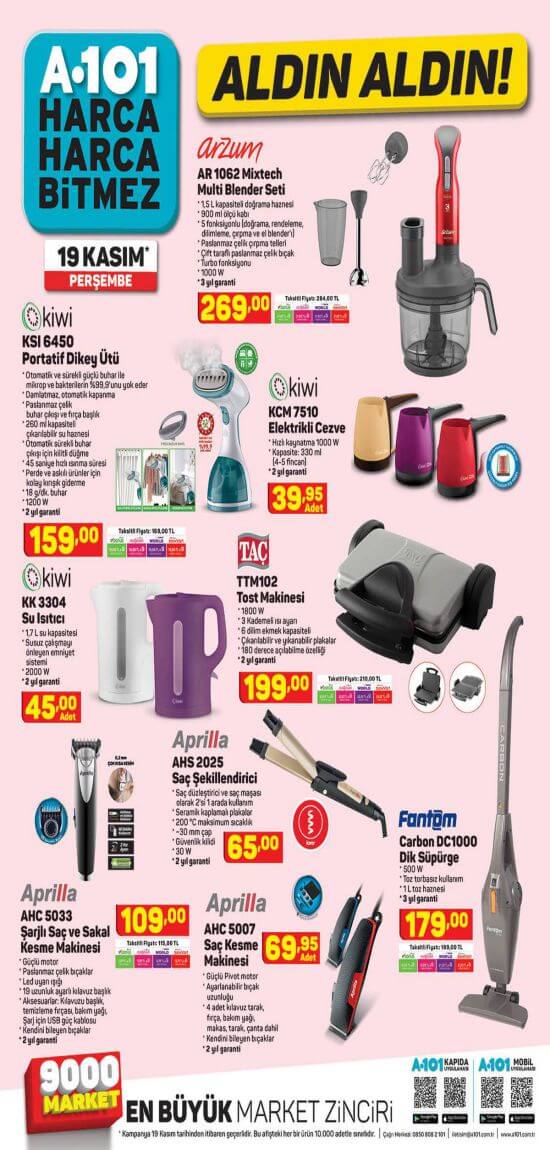 A101 Aktüel 19 Kasım 2020 Kataloğu - 3.Sayfa