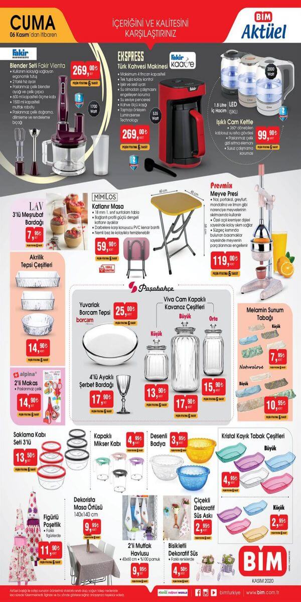 Bim Aktüel 6 Kasım 2020 Kataloğu - 2.Sayfa