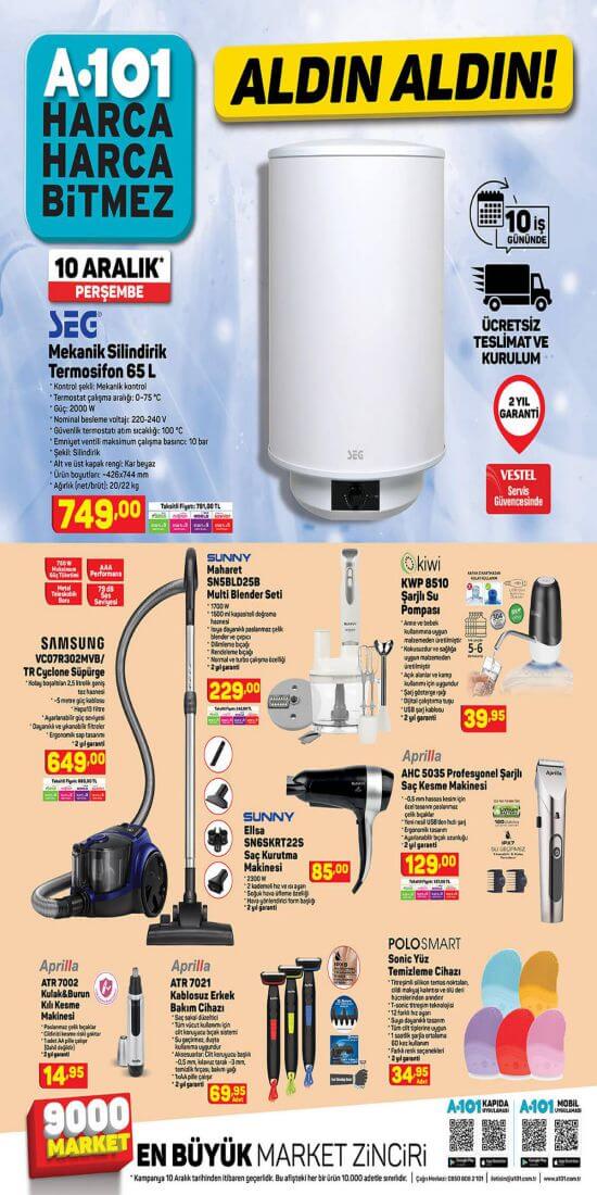 A101 10 Aralık 2020 Aktüel Ürünler 2.Sayfa