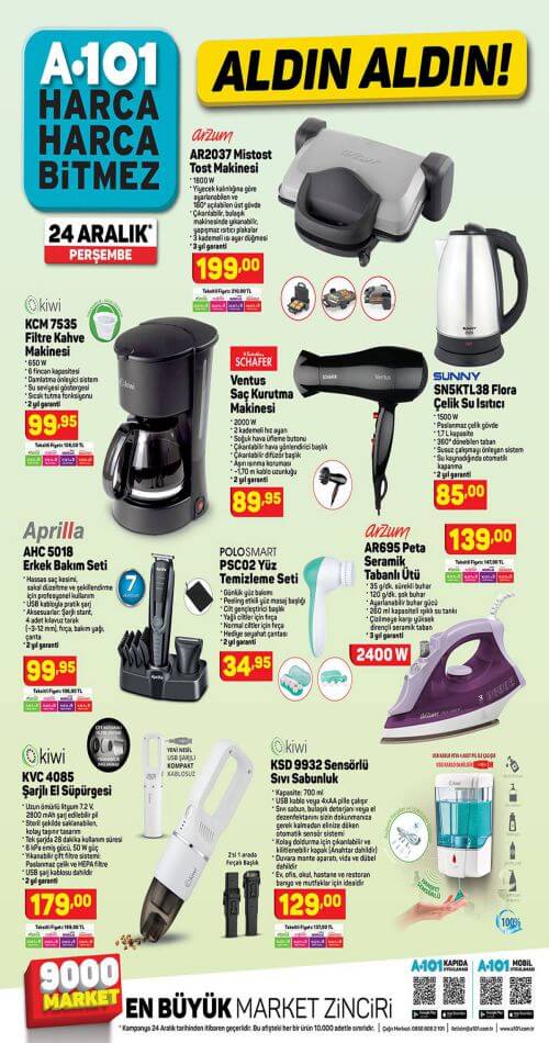 A101 24 Aralık 2020 Aktüel Ürünler - 3.Sayfa