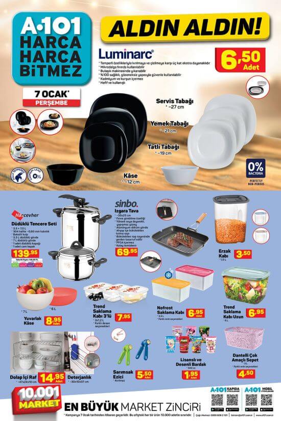 A101 Aldın Aldın 7 Ocak 2021 Aktüel Ürünler 3.Sayfa