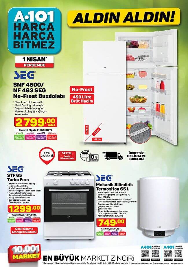 A101 1 Nisan 2021 Aktüel Ürünler Kataloğu - 2.Sayfa