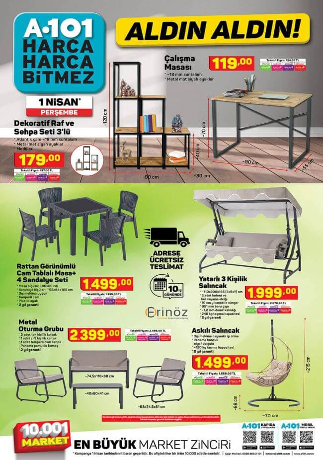A101 1 Nisan 2021 Aktüel Ürünler Kataloğu - 7.Sayfa