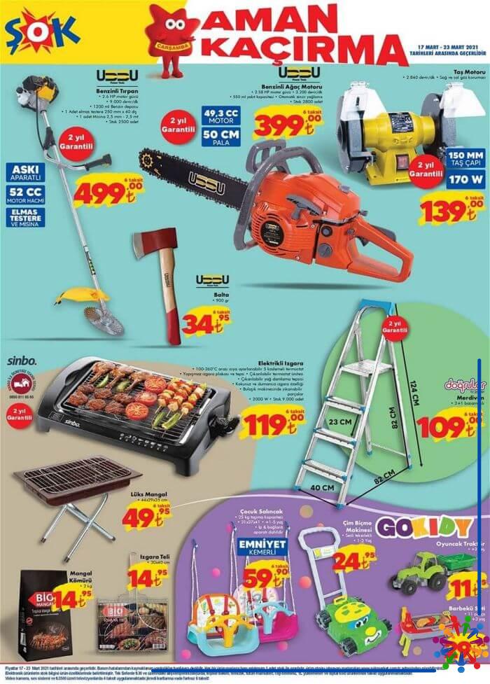 Şok Aktüel 17 Mart 2021 - İndirim Kataloğu 1.Sayfa