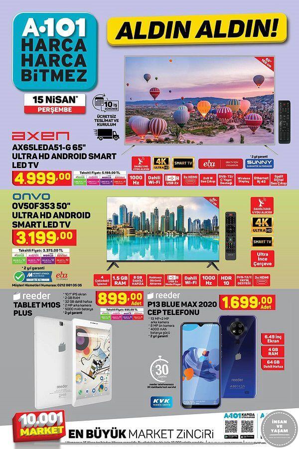 A101 15 Nisan 2021 Perşembe Aktüel Ürünler - 1.Sayfa