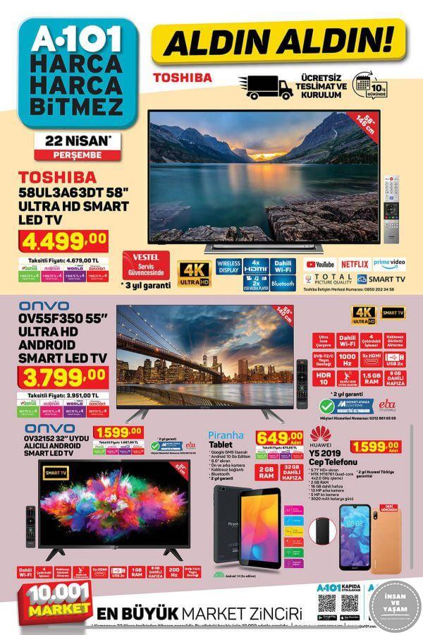 A101 22 Nisan 2021 Aktüel Ürünler Kataloğu - 1.Sayfa