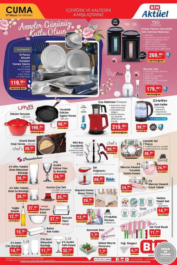 Bim 7 Mayıs 2021 Aktüel Ürünler Kataloğu -1.Sayfa