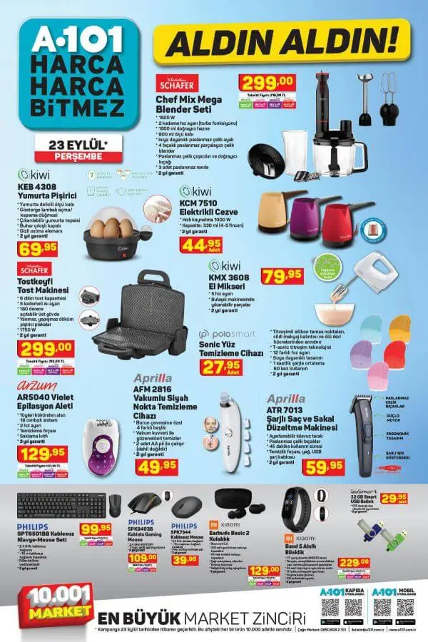 A101 23 Eylül 2021 Aktüel Ürünler - 3.Sayfa