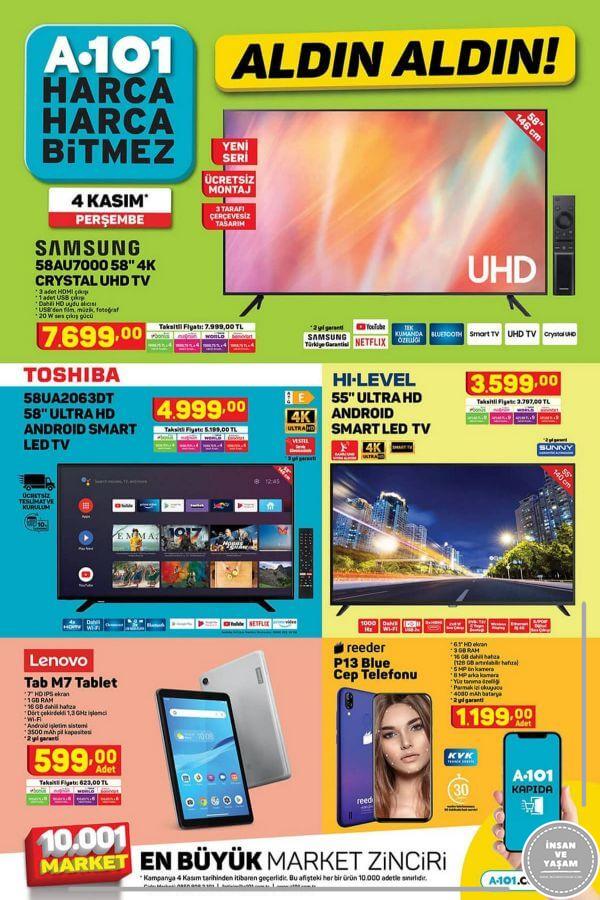A101 4 Kasım 2021 Aktüel Ürünler Kataloğu - 1.Sayfa