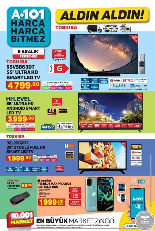 A101 9 Aralık 2021 Aktüel Ürünler - 1.Sayfa