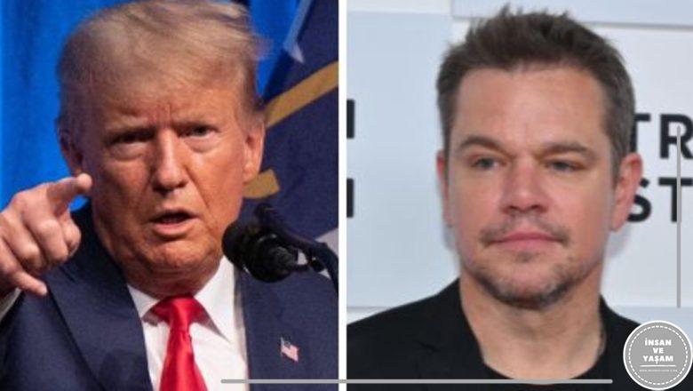  Matt Damon temsilcisi, bağış toplama videosu için “Air” teklifini çaldığı için Donald Trump’ı eleştirdi