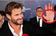 Chris Hemsworth Çıkarma 2: Galada elinde İspanyol kopya notları yazan bir yıldız yakalandı