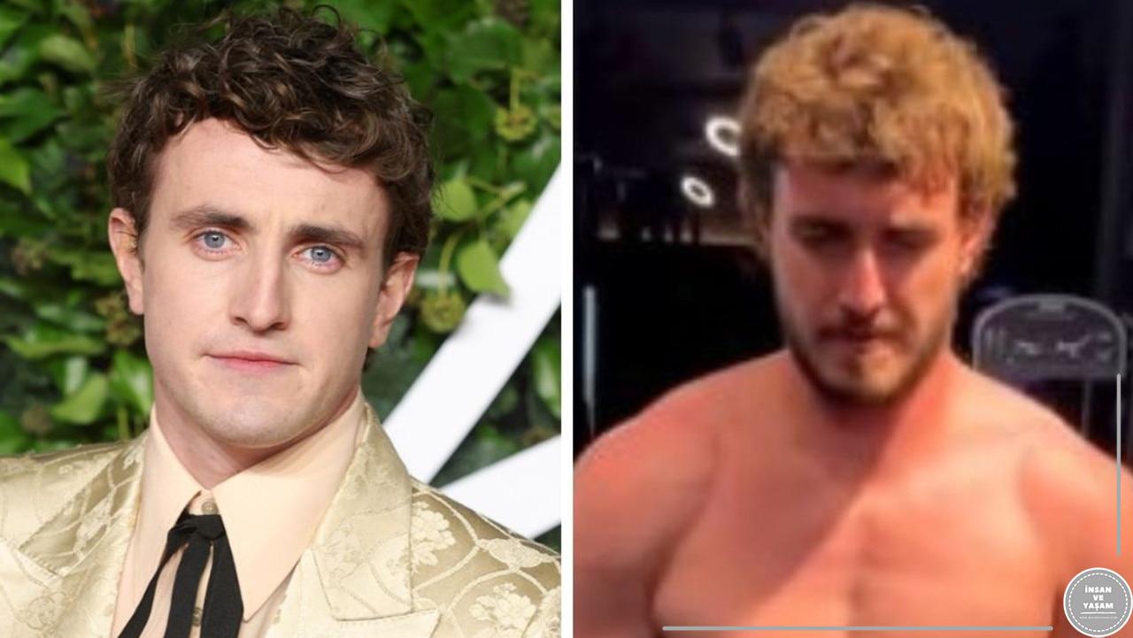 Paul Mescal, Gladyatör devam filminin öncesinde eğitim videosunda dönüşümü gösteriyor