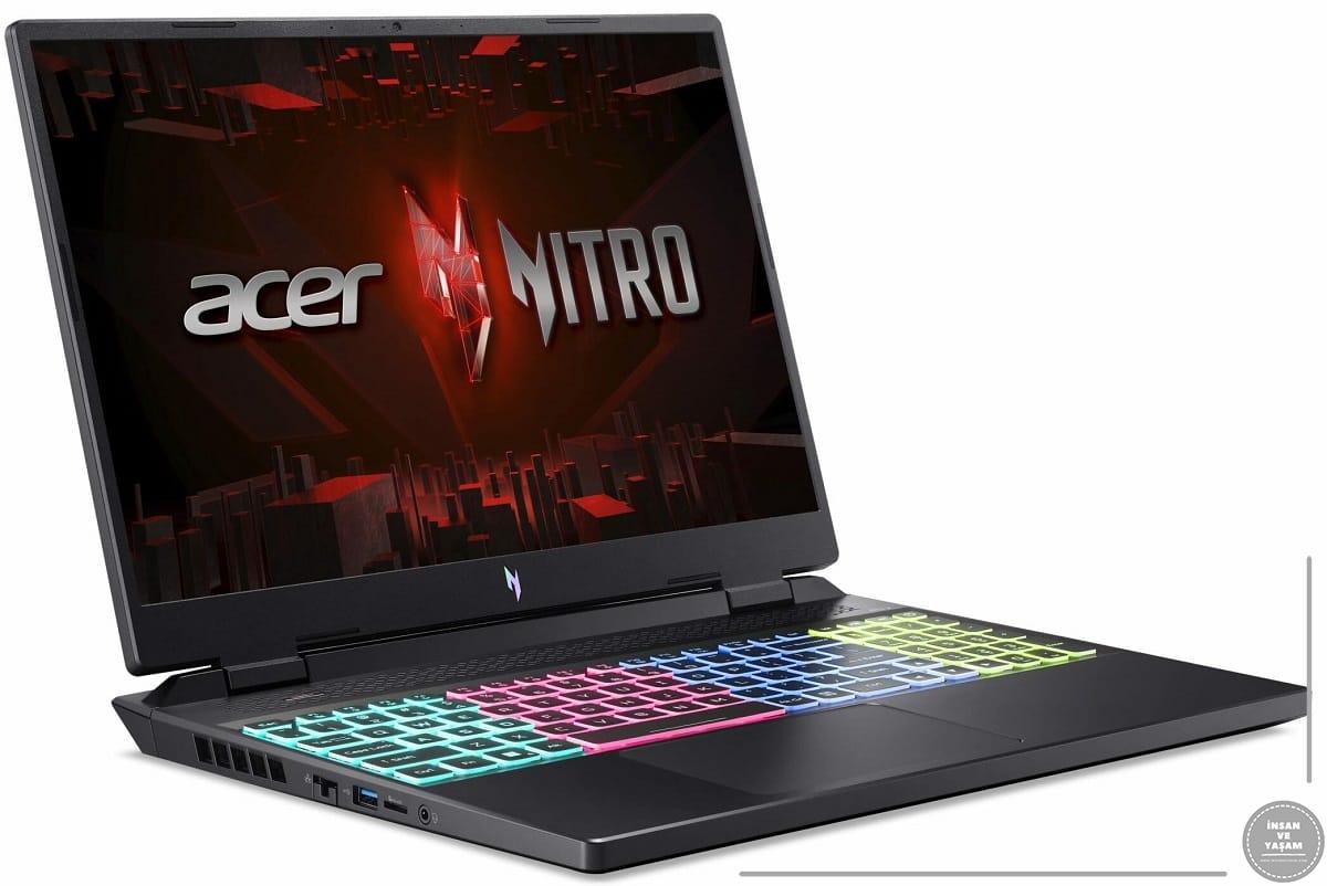 Acer Nitro 16 AN16-41-R08S Oyun Bilgisayarı İncelemesi ve Özellikleri