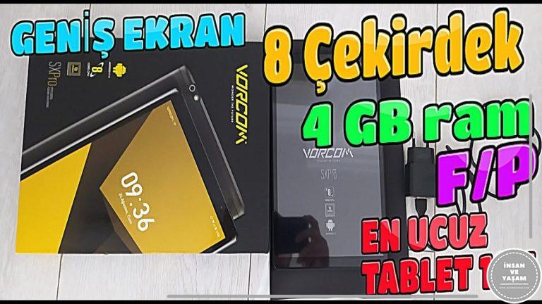 Vorcom10.1 Inc 4 Gb Ram 64 Gb Tablet İncelemesi ve Özellikleri